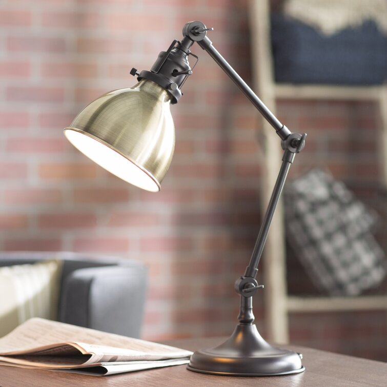 Dark bronze sale table lamp